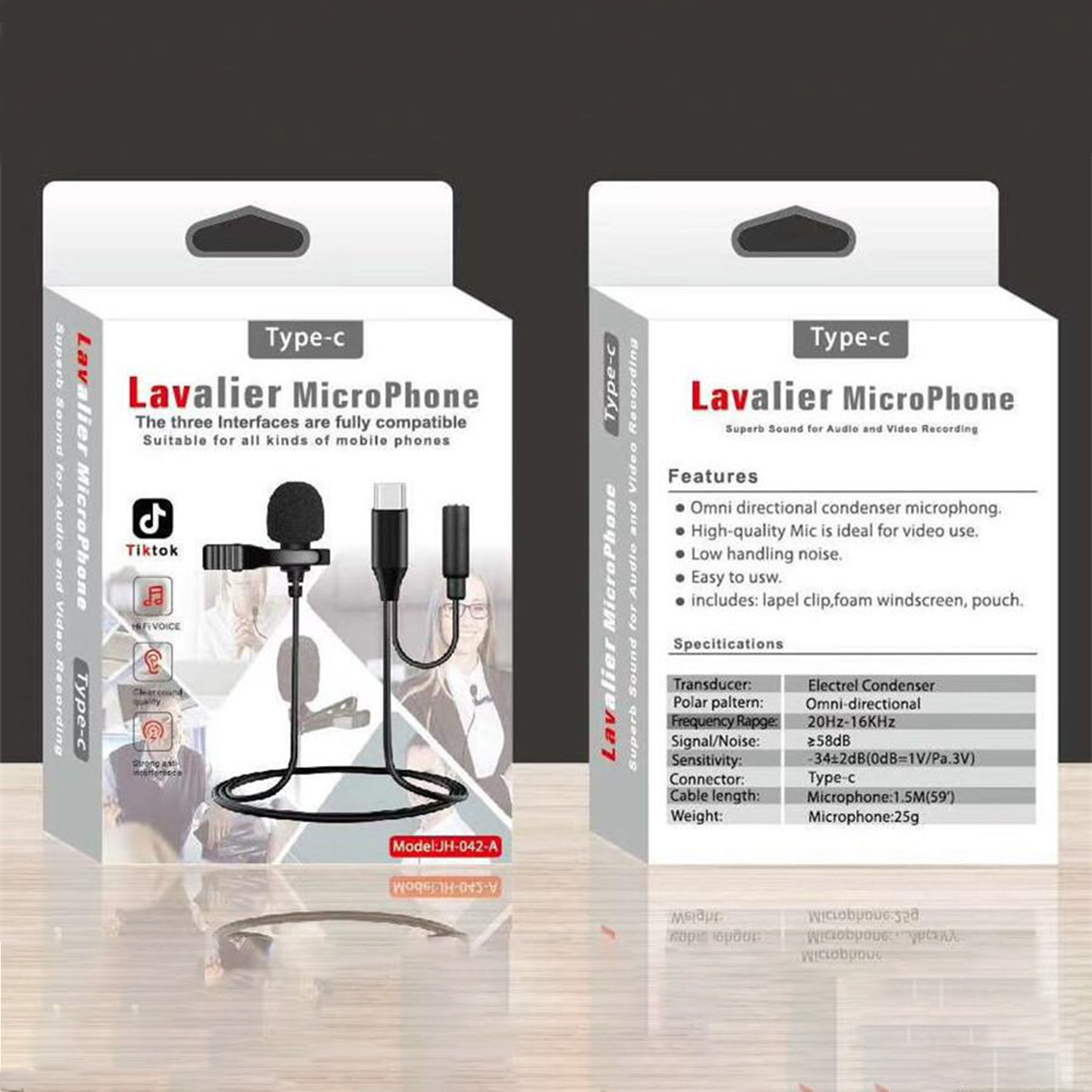 Micrófono Lavalier para celular
